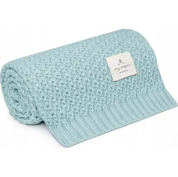 Dětská deka VINTAGE MINT bambusová deka 80x100 vzor chain MY MEMI