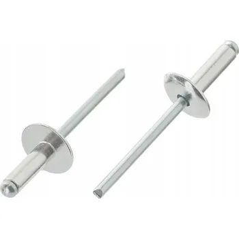 Nýt Trhací nýty 4,8x12 ALU/ OCEL s rozšířenou hlavou 50 Ks