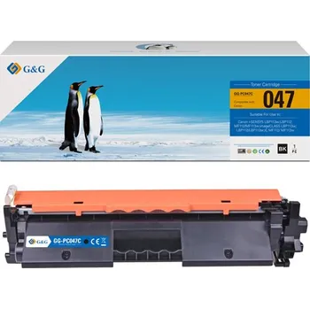 G&G kompatibilní toner s CANON 047 Bk, NT-PC047C, black, 1600str.
