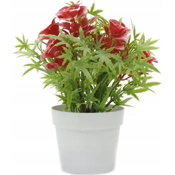 umělá květina UMĚLÉ KVĚTY V KVĚTINÁČI 22 cm – Různé druhy
