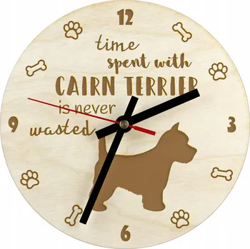 Hodiny Nástěnné hodiny Art-Dog béžové 20 cm