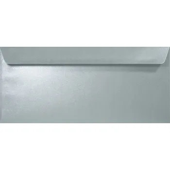 Obálka Perleťové obálky DL Sirio Platinum stříbrné 5 ks