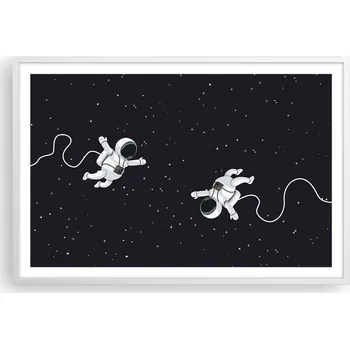 Obraz Obraz plakát v bílém rámu do obýváku 91x61 abstrakce foto na zeď