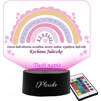 Lampička Plexido vícebarevná Noční lampa