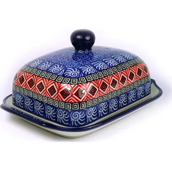 Máslenka Máslenka, dóza na máslo 18 cm Ceramika Artystyczna Bolesławiec