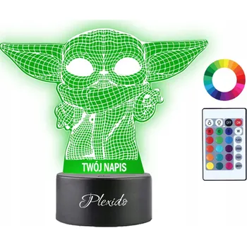 Lampička Plexido vícebarevná Noční lampa