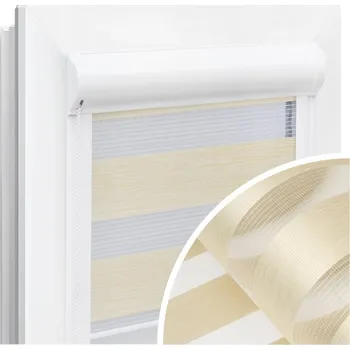 Roleta VOPPI ROLETA DEN A NOC V KAZETĚ 145x150 CM MEDOVÁ OLŠE