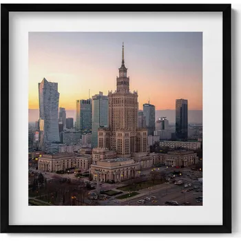 Obraz Dekorativní nástěnný obraz do pokoje Palác kultury a vědy Varšava 50x50 cm