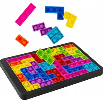 Skládačka Bublinky Tetris Pop It Puzzle