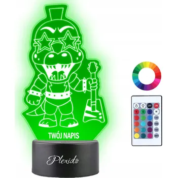 Lampička Plexido vícebarevná Noční lampa