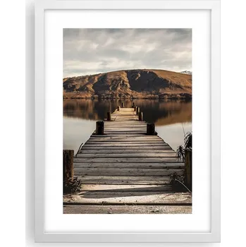 Obraz Obraz plakát v bílém rámu do obýváku 30x40 krajina plakáty na zeď