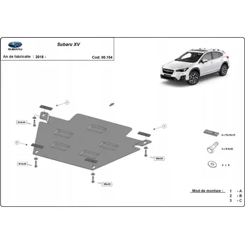 Spojková sada Ocelový kryt převodovky Subaru XV (2018-2023)