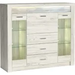 Casarredo Komoda - bar INDIANAPOLIS I-8 jasan bílý
