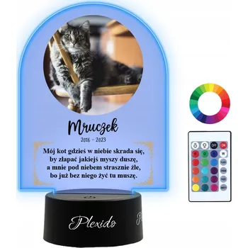 Lampička Noční lampa Plexido vícebarevná