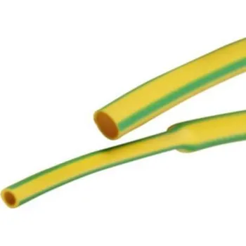 elektrický kabel Elematic 12273032 G/V Bužírka smršťovací 1m ET100 3,2/1,6 zelenožlutá