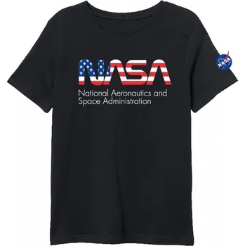 Chlapecké tričko CHLAPECKÉ TRIČKO NASA černé 134/140
