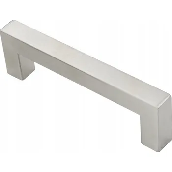 Nábytkové kování Nábytková Úchytka ČTVEREC MODERN SQUARE SILVER 192 mm