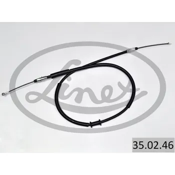 Lanko parkovací brzdy Tažné lanko, parkovací brzda LINEX 35.02.46