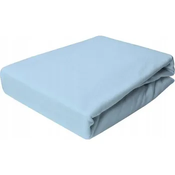 Prostěradlo PROSTĚRADLO JERSEY S GUMOU 90X200 SVĚTLE MODRÉ