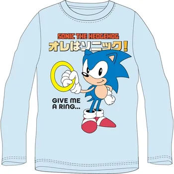 Chlapecké tričko CHLAPECKÉ TRIČKO SONIC světle modré 128