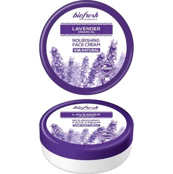 Pleťový krém Vyživujúci pleťový krém s organickým levanduľovým olejom Lavender 100ml krém