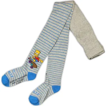 CHLAPECKÉ PUNČOCHÁČE BART SIMPSON šedé 110/116