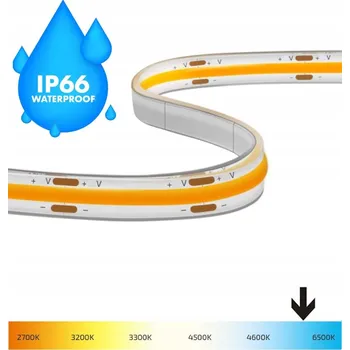 LED páska COB pásek voděodolný IP66 světelná linka 24V 10W