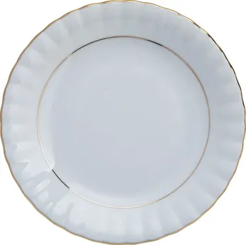 Talíř DEZERTNÍ TALÍŘ 17 CM ZLATÝ PROUŽEK CHODZIEŻ IWONA 014