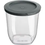 Dóza na sypké potraviny CONNECT, plastová, 1000 ml, antracitové víko, KOZIOL