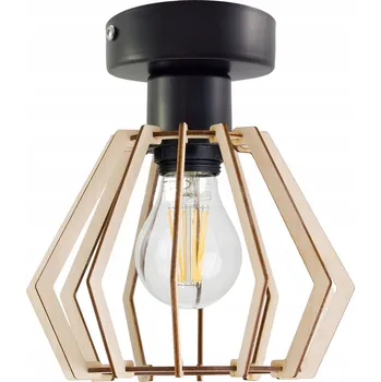 Stropní lampa stropní svítidlo Loft stínidlo dřevo 1