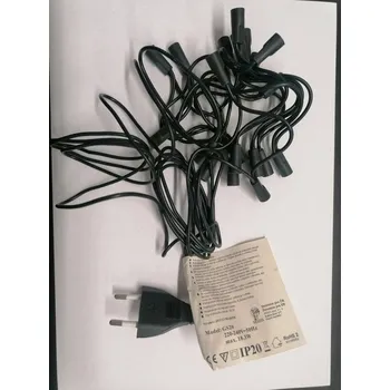 Vánoční dekorace Kabeláž k 20ti žárovkovým řetězům bez žároviček