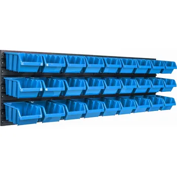 Obraz DÍLENSKÁ STĚNA / PANEL NA NÁŘADÍ DO GARÁŽE + 27 BOXŮ