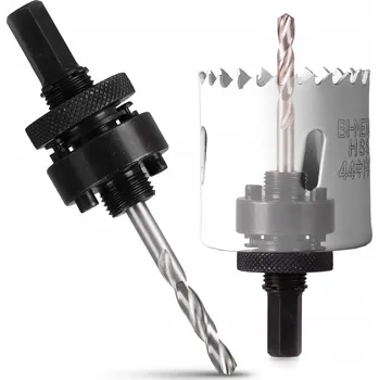 Vrták ADAPTÉR PRO KORUNKY WIERTŁO PROWADZĄCE PRO BI-METALOVÉ KORUNKY 32-150 MM, ŠESTIHRANNÁ STOPKA