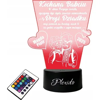 Lampička Plexido vícebarevná Noční lampa