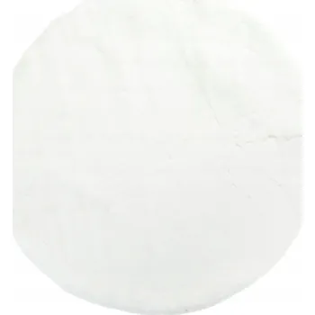 Koberec PLYŠOVÝ KOBEREC 100 cm Bílý Měkký Králičí