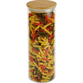 Dóza na potraviny Skleněná nádoba zavařovací sklenice o objemu 1500 ml na potraviny koření