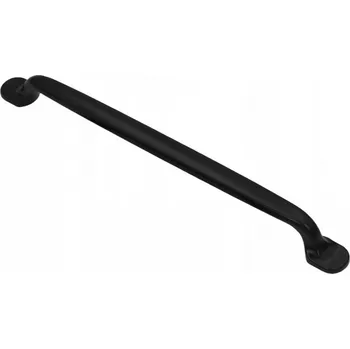 Nábytkové kování Nábytková úchytka LOFT UM26 L-224/257 mm ČERNÁ matná