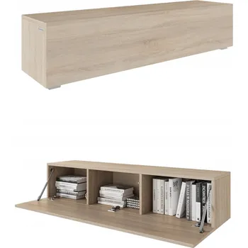 Televizní stolek TV stolek LOWBOARD 140 cm skříňka pod televizor dub sonoma