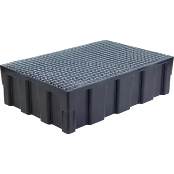 Auto-moto HAPPY END Záchytná vana pro 2 sudy – pozinkovaný rošt, 224 l - PLN 3001