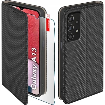 Pouzdro na mobilní telefon Flipové pouzdro KrainaGSM pro Samsung Galaxy A13 4G, černé