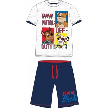 Chlapecké pyžamo CHLAPECKÉ LETNÍ PYŽAMO PAW PATROL šedé 98