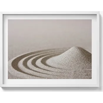 Obraz Dekorace obraz v rámu na zeď Zen - písečná duna v boho stylu 80x60 cm