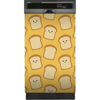 Obraz Magnetická dekorativní folie na myčku – Veselé toasty, 45x70 cm