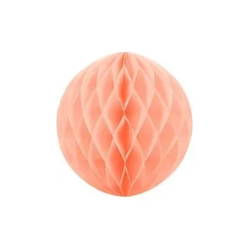 Obraz Dekorace "Honeycomb Koule", světle růžová, PartyPal, 20 cm