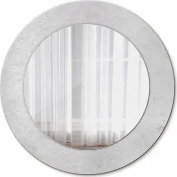 Zrcadlo Zrcadlo závěsné se skleněným rámem, textura betonu, 50 cm
