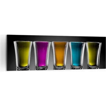 Obraz Velký obraz do obýváku 160x50 gastronomie moderní na plátně obrazy