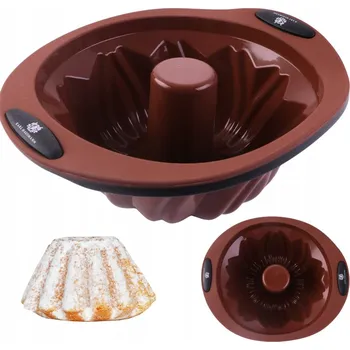 Forma na pečení SILIKONOVÁ FORMA S POUZDREM NA PEČENÍ BÁBOVKY forma na dort kulatá FOREMKA 26