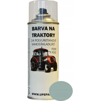 Barva ve spreji BARVY NA TRAKTORY ZETOR ve spreji 2-K PUR, ŠEĎ PASTELOVÁ lesklá 400ml