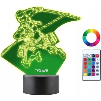 Lampička Plexido vícebarevná Noční lampa