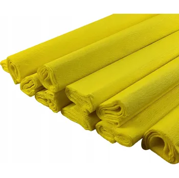 Umělecký papír Krepový papír WEBA odstíny žluté a zlaté